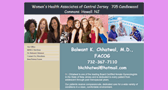 Desktop Screenshot of howellgynecologist.com